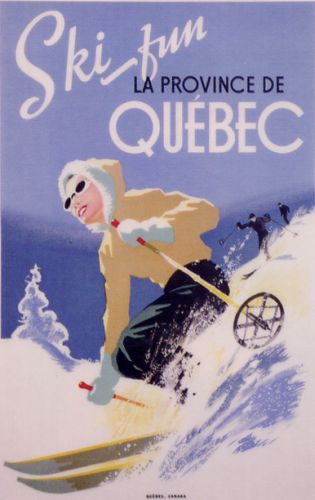 Ski Fun la provence de Quebec, 1948