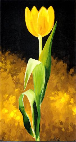 Gelbe tulpe