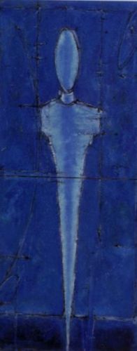 Untitled, blauw a.g.