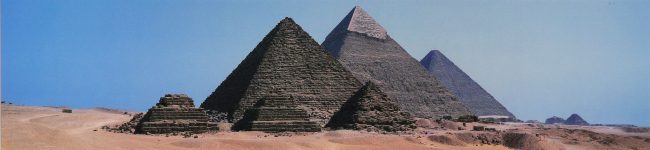 The pyramids of Giza