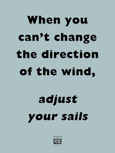 Adjust your sails