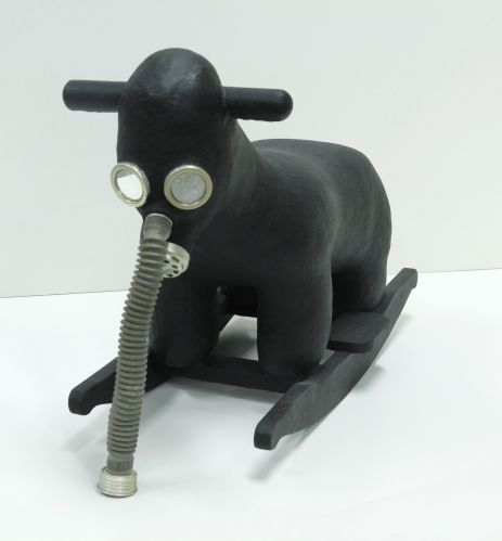 Rocking horse black